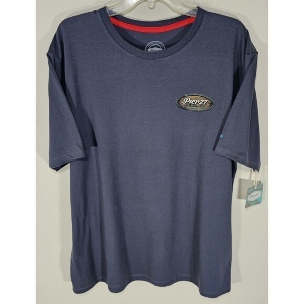 Pier 27 Carribean‎ Life T-Shirt Unisex Size XL Gray Los Cabos NWT